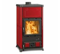 Le Nordique Fedora Poêle Bois Revetement Faïence 8,3 Kw Bordeaux 7112700