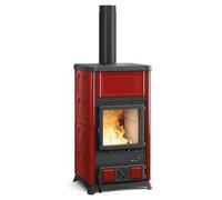 Poêle à bois La Nordica Concita 2.0 | 11,8 kW Revêtement en majolique, blanc infinity