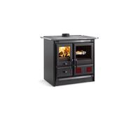 Nordica Extraflame Cuisinière à bois Rosa L 5.0 Steel ROSAL5.0ACIERNOIRANTHRACITE 9,5 kWatts noir