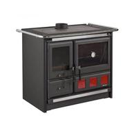 Nordica Extraflame Cuisinière à bois 11kw noir anthracite - ROSAXXL.16ACIERNOIRANTHRA