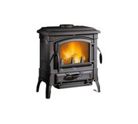 La Nordica Poêle à bois Isetta Lean 7,7 kW Noir