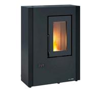La Nordica Poêle à granulés Luisella 5.0 Maxi 1294902 Slim noir 7 kW Wi‑Fi