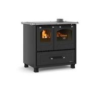 NORDICA FAMILY 4.5 Cuisine Poêle À Bois Four 41L Foyer En Fonte Noir 7014001