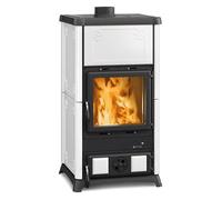 La Nordica Fedora poêle Pose libre Bois de chauffage Blanc