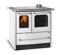 Cuisinière à bois La Nordica Sovrana Easy Evo 2.0 | 7,5 kW revêtement en acier, blanc