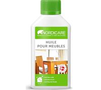 Nordicare huile bois pour meubles [275ml] protection meuble pour le nettoyage régulier du bois I basé sur huile de lin pour bois I protection bois