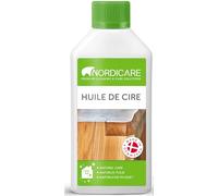 Nordicare Huile de cire dure [500 ml] incolore pour l'entretien du bois I Cire pour bois incolore pour divers types de bois I Huile pour bois Huile de cire pour bois, huile d'entretien du bois