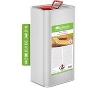 Nordicare saturateur bois exterieur [5L] vernis bois exterieur incolore pour tous les bois à l'extérieur, huile de lin pour bois exterieur & teck, huile teck