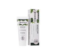 Nordics Dentifrice réparateur Sensitive à la menthe verte avec hydroxylapatite artificielle 97 % d'ingrédients naturels Sans fluorure 75 ml