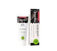 Nordics - Dentifrice réparateur - Ultra White - Blanchissant au charbon actif - Technologie PVP - Hydroxylapatite artificielle et bromélaïne - Sans fluor - 75 ml