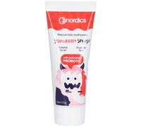 nordics STRAWBERRY SPLASH dentifrice pour enfants Dentifrice(S) 50 ml