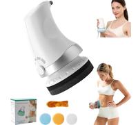 Nordicsculpt Machine, Nordicsculpt Bodysculpt 1.0, Electric Cellulite Massager with Vibration Technology & 3 Pads, Help Break down Fat, Tighten Loose Skin - Makes Skin Silky Smooth (White)