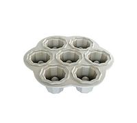 NordicWare 90437 Moules Cookies & Cream, aluminium moulé sous pression, argent