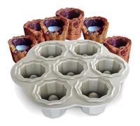 Nordicware 90437 Moules Cookies & Cream, Aluminium Moulé Sous Pression, Argent