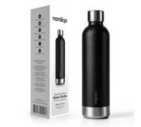 Nordiqo 1L Bouteille Inox pour Aarke Carbonator 3, SodaStream Duo, Terra