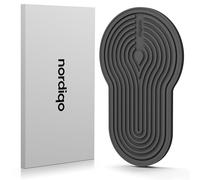 Nordiqo Tapis en silicone de qualité supérieure - Compatible avec Sodastream Crystal 3.0 - Certifié LFGB par TÜV - Extra épais et lourd - Antidérapant - Imperméable - Passe au lave-vaisselle - Protège
