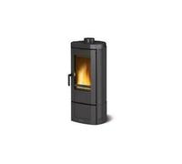 Nordica CANDY 4.0 7119301 Poêle à bois en fonte 6,2 kw - 177 m³ chauffé - noir - entièrement en fonte émaillée
