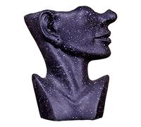 Nordique Tête Humaine Résine Fleur Vase Art Pot Maison Bureau Décor Ornement Cadeau, Le Noir