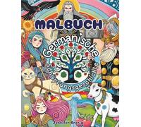 Nordische Mythologie Malbuch & Geschichten für Kinder - Germanische Sagen, Riesen, Zwerge, Elfen, Götter & die 9 Welten des Weltenbaums entdecken: ... spielerisch und fantasievoll erleben