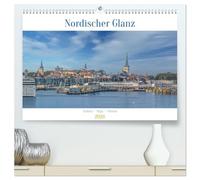 Nordischer Glanz - Tallinn - Riga - Vilnius (hochwertiger Premium Wandkalender 2026 DIN A2 quer), Kunstdruck in Hochglanz: Tauchen Sie ein in die faszinierende Welt der baltischen Hauptstädte!