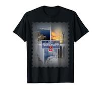 Nordkapp Norvège, Souvenir du Cap Nord Cadeau de Voyage. T-Shirt