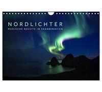 Nordlichter - Magische Nächte in Skandinavien (Wandkalender 2026 DIN A4 quer), CALVENDO Monatskalender: Faszinierende Nachtaufnahmen aus Skandinavien, die Aurora in ihrer ganzen Schönheit.