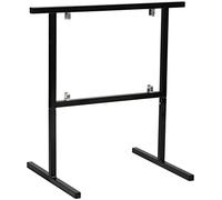 Nordlinger Pro 640022 2 Tréteaux Essentiel H en Métal avec Pieds Démontables, Noir