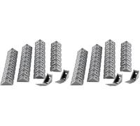 Nordlinger Pro 740057 Ensemble de 32 Taquets D'Assemblage Gris Alu (Lot de 2)