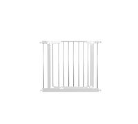 Nordlinger Pro 742043 Barriere Animaux en Métal à Portillon Central Mara 73-84 cm de Large et 95 cm de Haut, Blanc