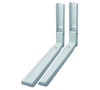 Supports Micro-Ondes - NORDLINGER PRO - Lot de 2 - Jusqu'à 50 kg - Gris - 700 Watt