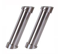 Nordlinger Pro 780033 2 Supports de Snack Rond Lux Finition INOX, Acier, Normal