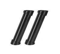 Pieds de snack - NORDLINGER PRO - Lot de 2 - Métal inoxydable - Noir - Cylindrique
