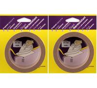 NORDLINGER PRO Bande de chant mélaminée Bois blanchi thermocollant 34mm x 5ml (Lot de 2)