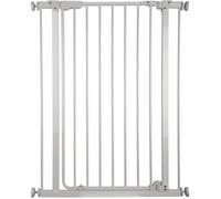 Nordlinger Pro 742043 Barriere Animaux en Métal à Portillon Central Mara 73-84 cm de Large et 95 cm de Haut, Blanc