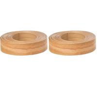 NORDLINGER PRO Chant bois de placage pré-encollé - Chêne - L x l - 5 m x 25 mm (Lot de 2)