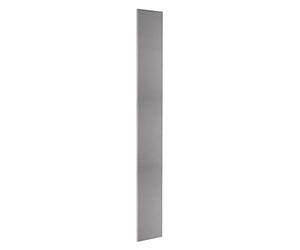 Nordlinger Pro Crédence Basse, Gris, Longeur 120cm, Hauteur 15cm, Finition INOX
