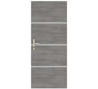 NORDLINGER PRO Kit de rénovation pour porte intérieure gris agate 890512 4 feuilles de placage 85 x 50 cm & 3 profils 85 x 2 cm