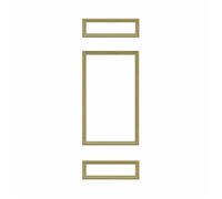 Nordlinger Pro Kit Moulures de Porte - 790513 - Bois FSC 100% - 100 x 60 cm et 20 x 60 cm - Décoration porte