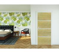 Nordlinger Pro Kit Rénovation Porte - 890552 - Bois FSC Mixte 70% - Chêne clair - Profilés alu -Adhésif verni - Décoration intérieure