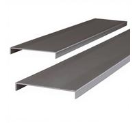 Nordlinger PRO Lot 2 nez de cloison 810000 Aluminium 260 x 54 mm Finition angle mur