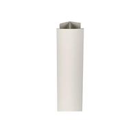 NORDLINGER PRO Lot de 4 Raccords de jonction droite pour plinthes de cuisine - Blanc