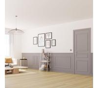 NORDLINGER PRO Pack Moulures Bois Prédécoupées pour Habillage de Porte - Adapté aux Portes de 73 et 83 cm - FSC