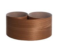 Nordlinger Pro Placage Acajou pré-encollé, Feuille de Bois de 25cm x 2,5m, placage thermocollant