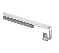 NORDLINGER PRO Profil de Jonction d'Angle en Aluminium pour Plan de Travail, 67 cm x 2.8 cm, Gris Alu, Rayon 3/5 mm