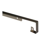 NORDLINGER PRO Profil de Jonction Plan de Travail Inox Bord Droit, 67 cm x 3,8 cm, Rayon 0/2 mm