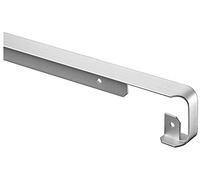 Jonction d'angle en Aluminium Gris pour Plan de Travail - Profil de Finition Facile à Poser