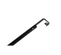 NORDLINGER PRO Profil jonction d'angle - Aluminium - 2/4 38 mm R0/2 mm x 670 mm - Noir