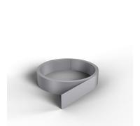 NORDLINGER PRO Smart Profil Champlat adhésif - 840015 - PVC - 2 cm x 2,6m - Gris - Finition murale