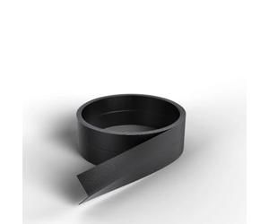 NORDLINGER PRO Smart Profil en L adhésif - 840019 - PVC - 1,5 x 1,5 cm x 2,6 m- Noir - Rénovation