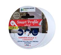 Profil PVC Smart profile cornière égale 15 x 15 mm rouleau adhésif NORDLINGER